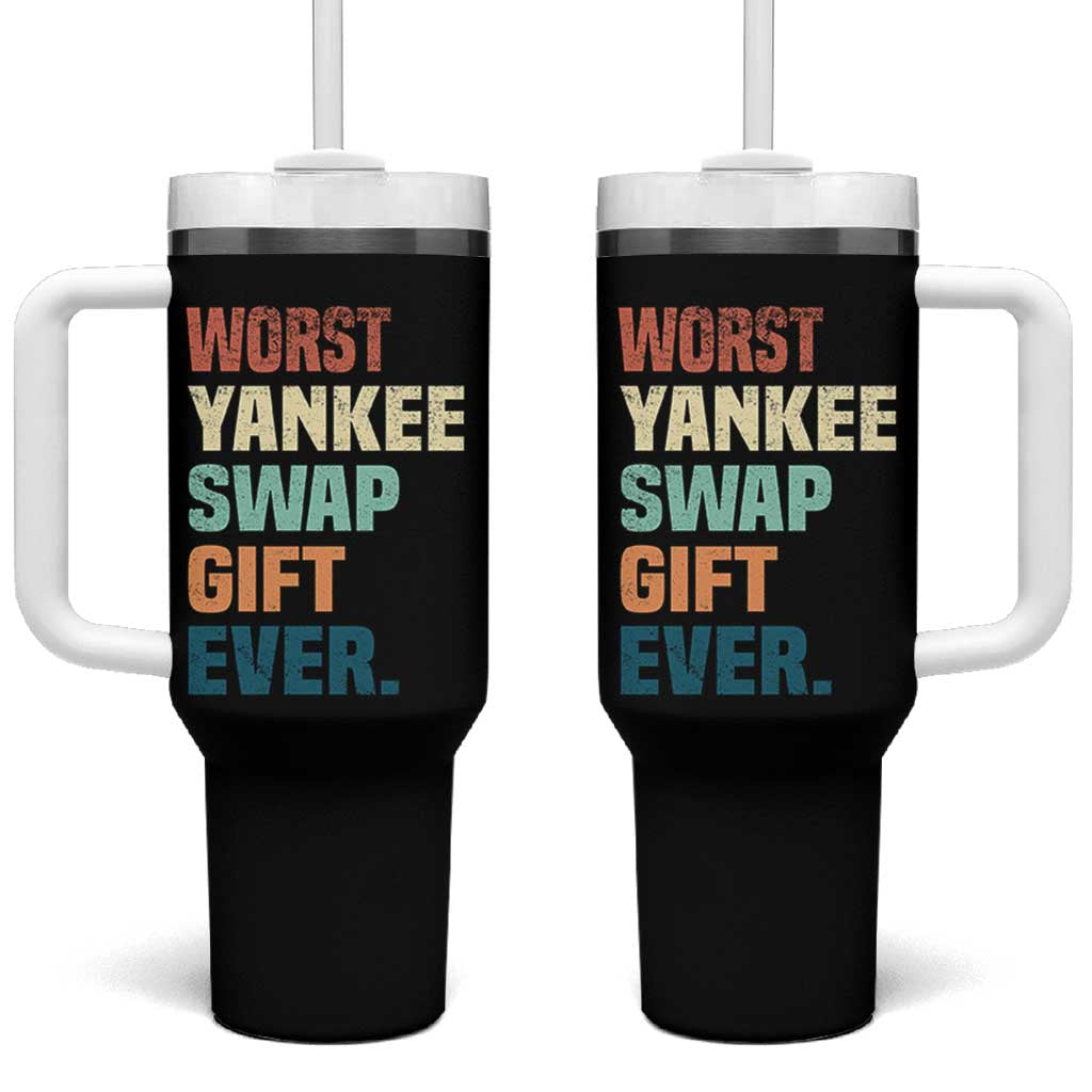 Funny Worst Yankee Swap Gift Ever Tumbler With Handle Christmas Gift Exchange Game - Wonder Print Shop