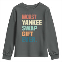 Funny Worst Yankee Swap Gift Ever Youth Sweatshirt Christmas Gift Exchange Game - Wonder Print Shop