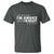 Funny Just Because I'm Awake Doesn't Mean I'm Ready To Do Things T Shirt Humor Sarcastic - Wonder Print Shop