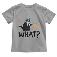 Funny What Hanukkah Black Cat Toddler T Shirt