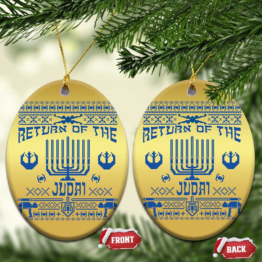 Hanukkah Holiday Christmas Ornament Return Of The Judai Chanukah Jewish Festival - Wonder Print Shop