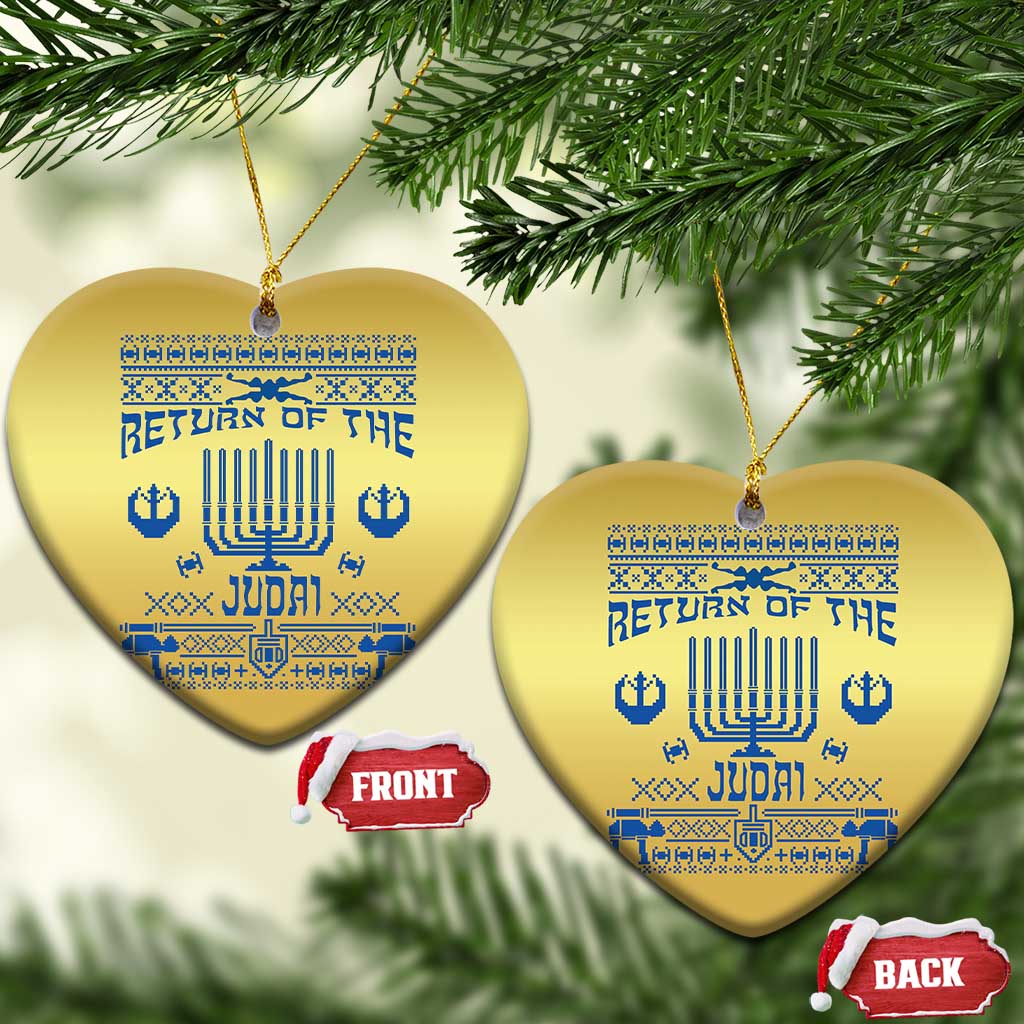 Hanukkah Holiday Christmas Ornament Return Of The Judai Chanukah Jewish Festival - Wonder Print Shop