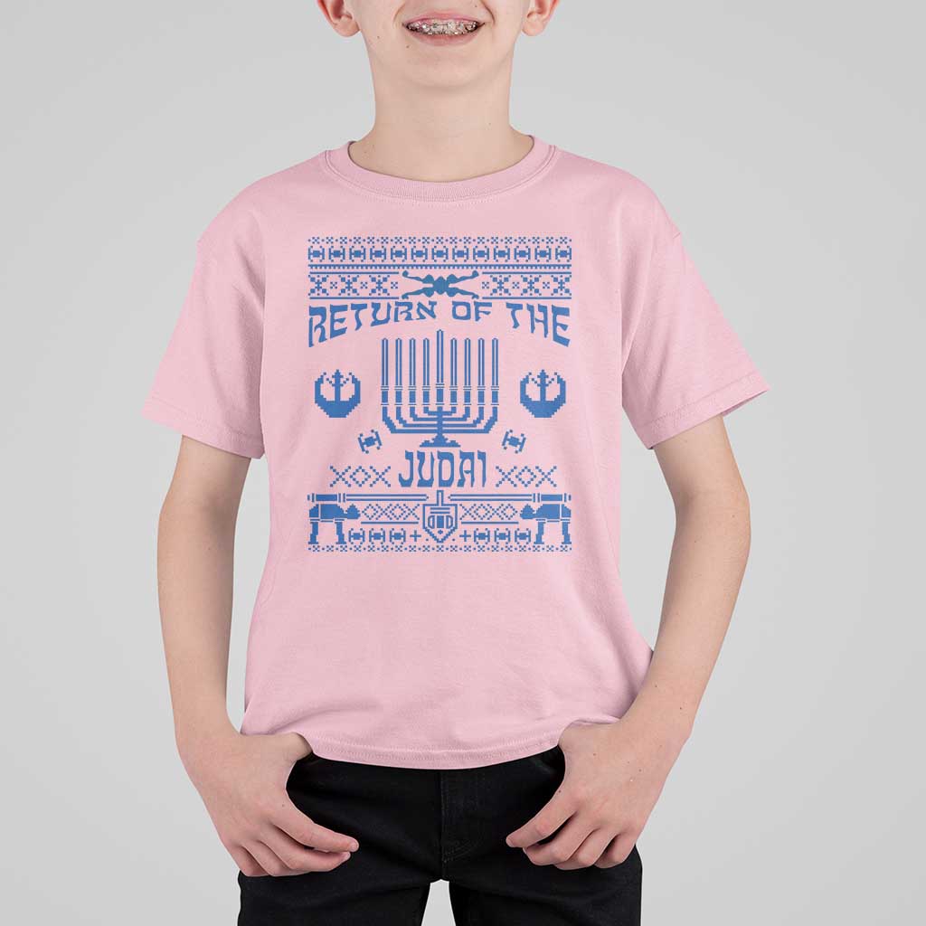 Hanukkah Holiday T Shirt For Kid Return Of The Judai Chanukah Jewish Festival - Wonder Print Shop