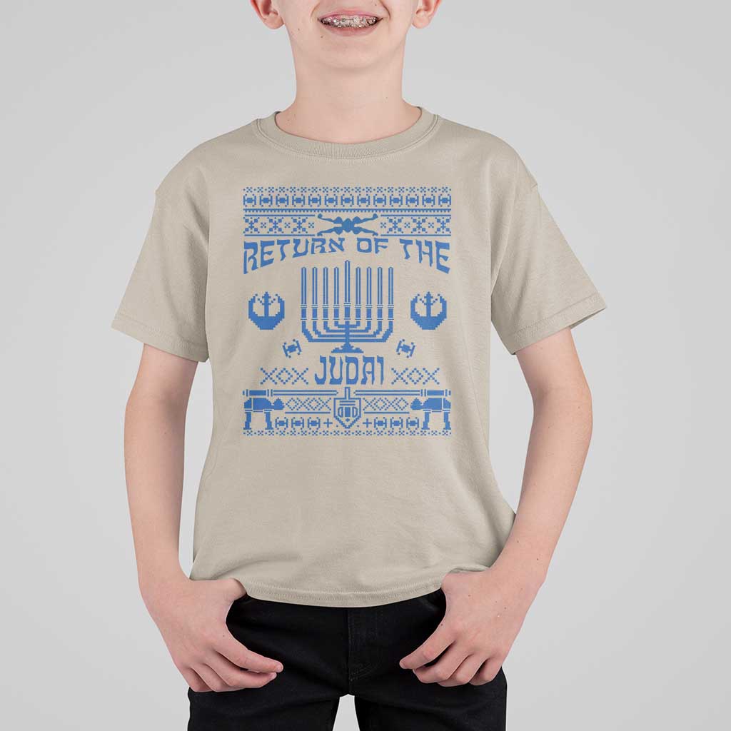 Hanukkah Holiday T Shirt For Kid Return Of The Judai Chanukah Jewish Festival - Wonder Print Shop