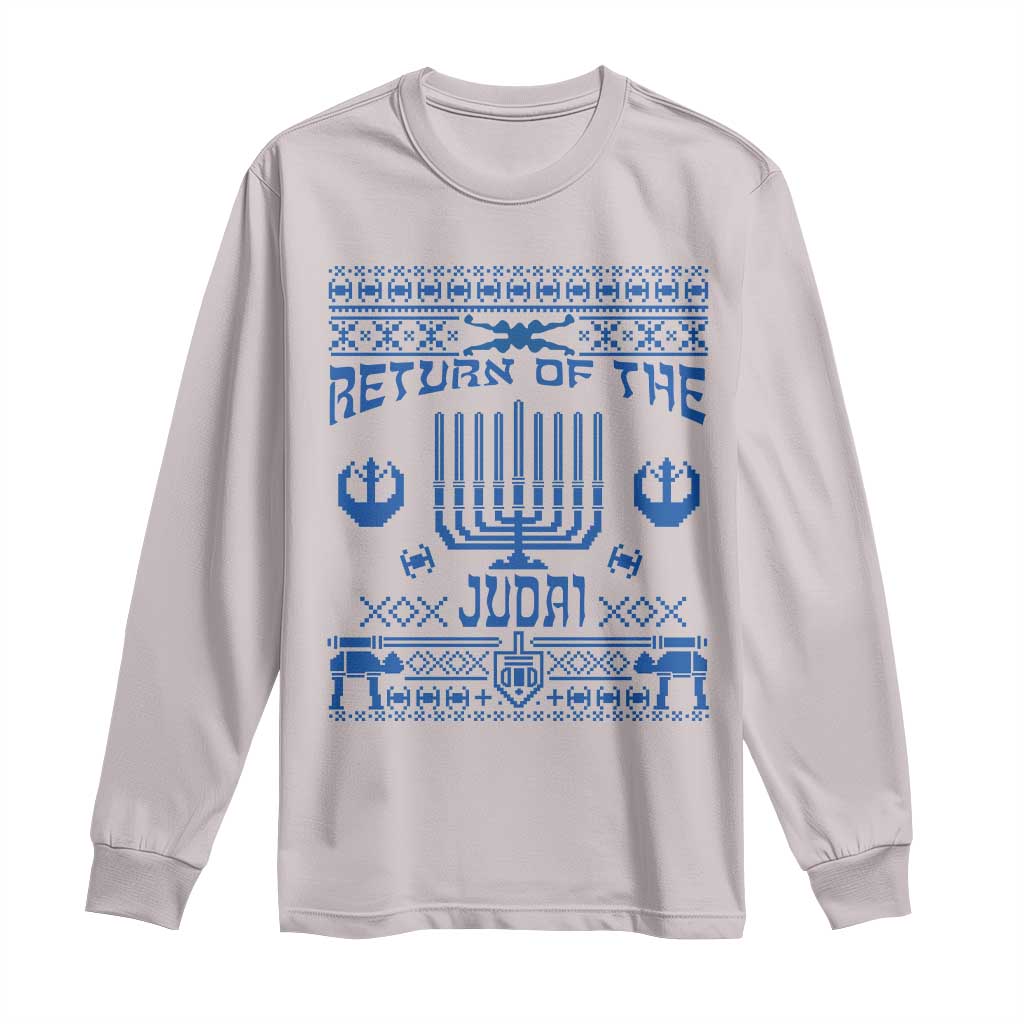 Hanukkah Holiday Long Sleeve Shirt Return Of The Judai Chanukah Jewish Festival