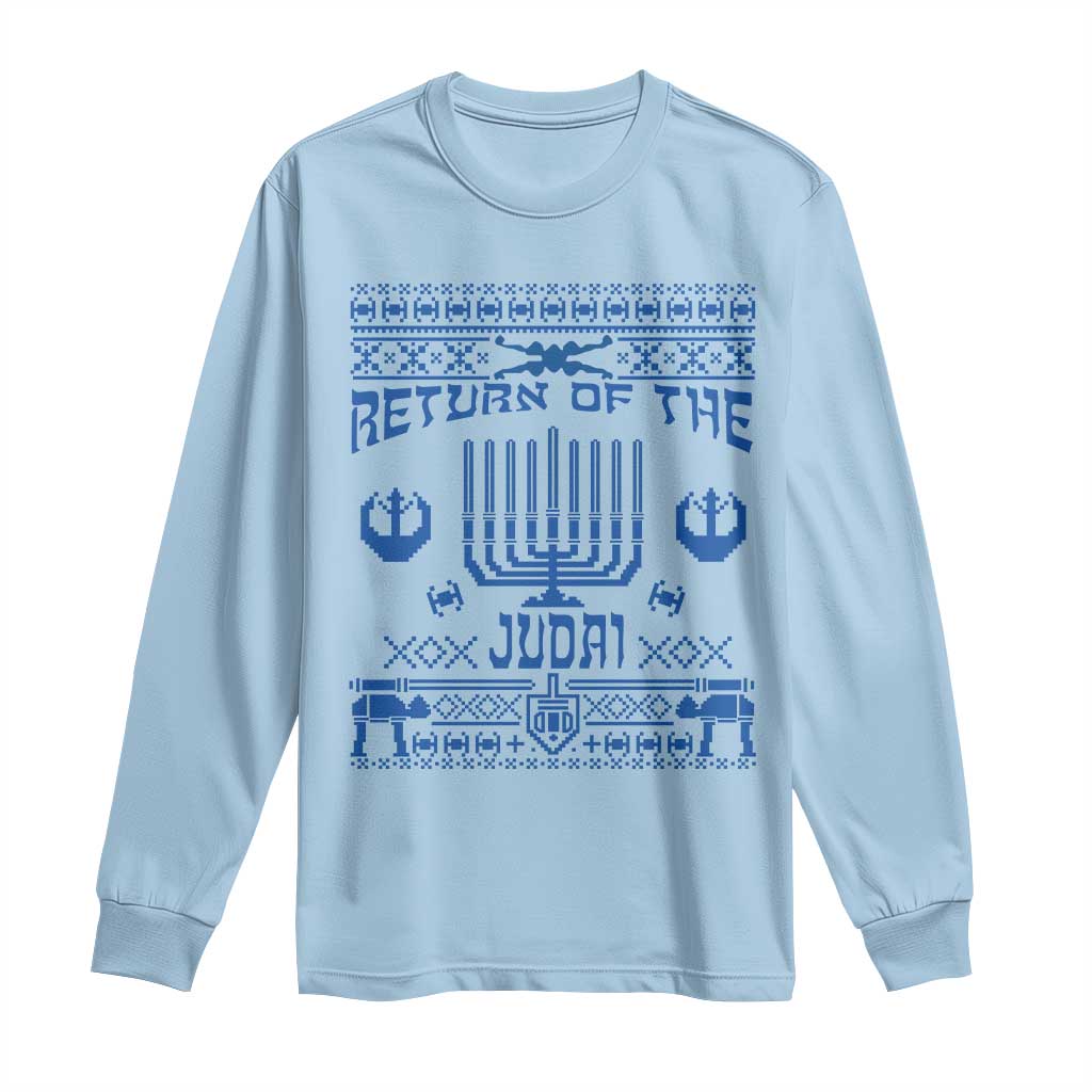 Hanukkah Holiday Long Sleeve Shirt Return Of The Judai Chanukah Jewish Festival