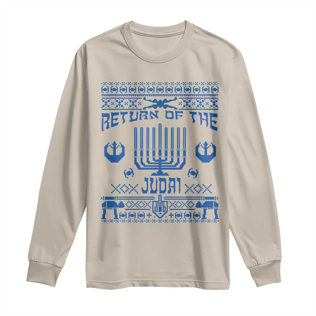 Hanukkah Holiday Long Sleeve Shirt Return Of The Judai Chanukah Jewish Festival