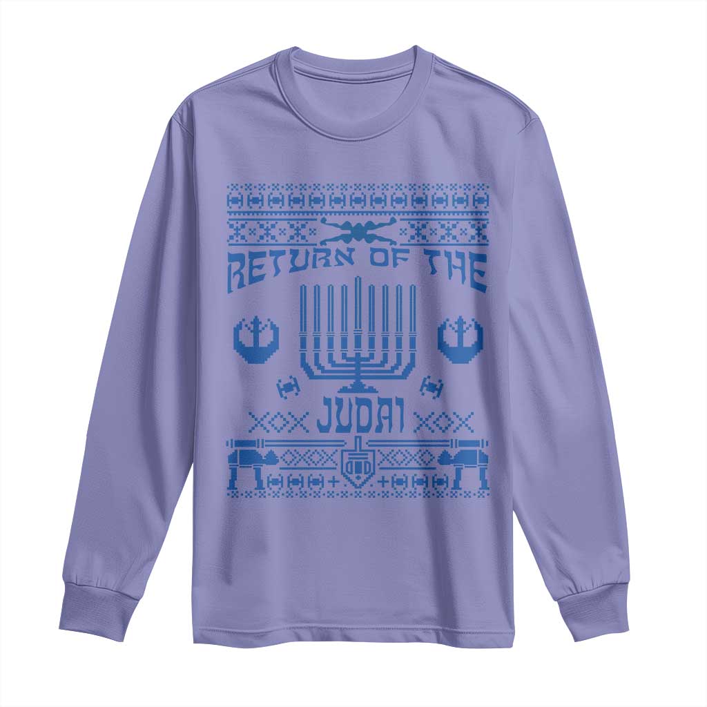 Hanukkah Holiday Long Sleeve Shirt Return Of The Judai Chanukah Jewish Festival