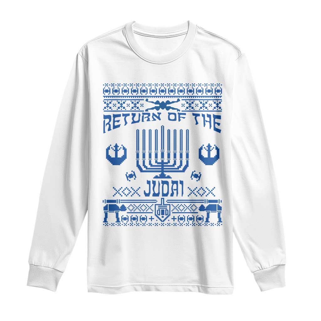 Hanukkah Holiday Long Sleeve Shirt Return Of The Judai Chanukah Jewish Festival