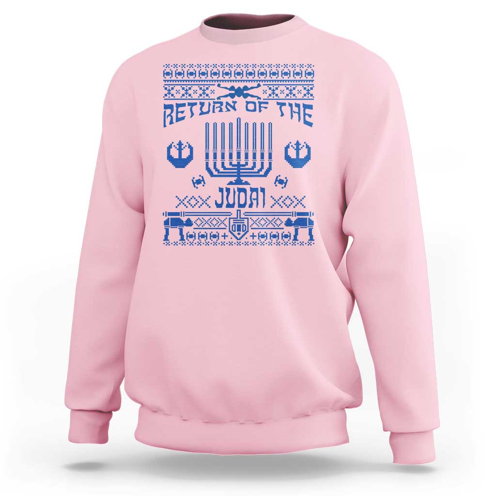 Hanukkah Holiday Sweatshirt Return Of The Judai Chanukah Jewish Festival - Wonder Print Shop