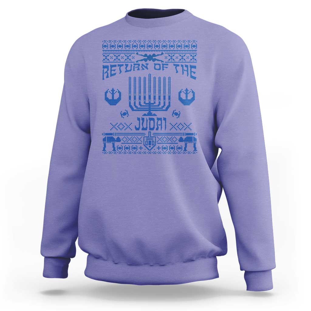 Hanukkah Holiday Sweatshirt Return Of The Judai Chanukah Jewish Festival - Wonder Print Shop