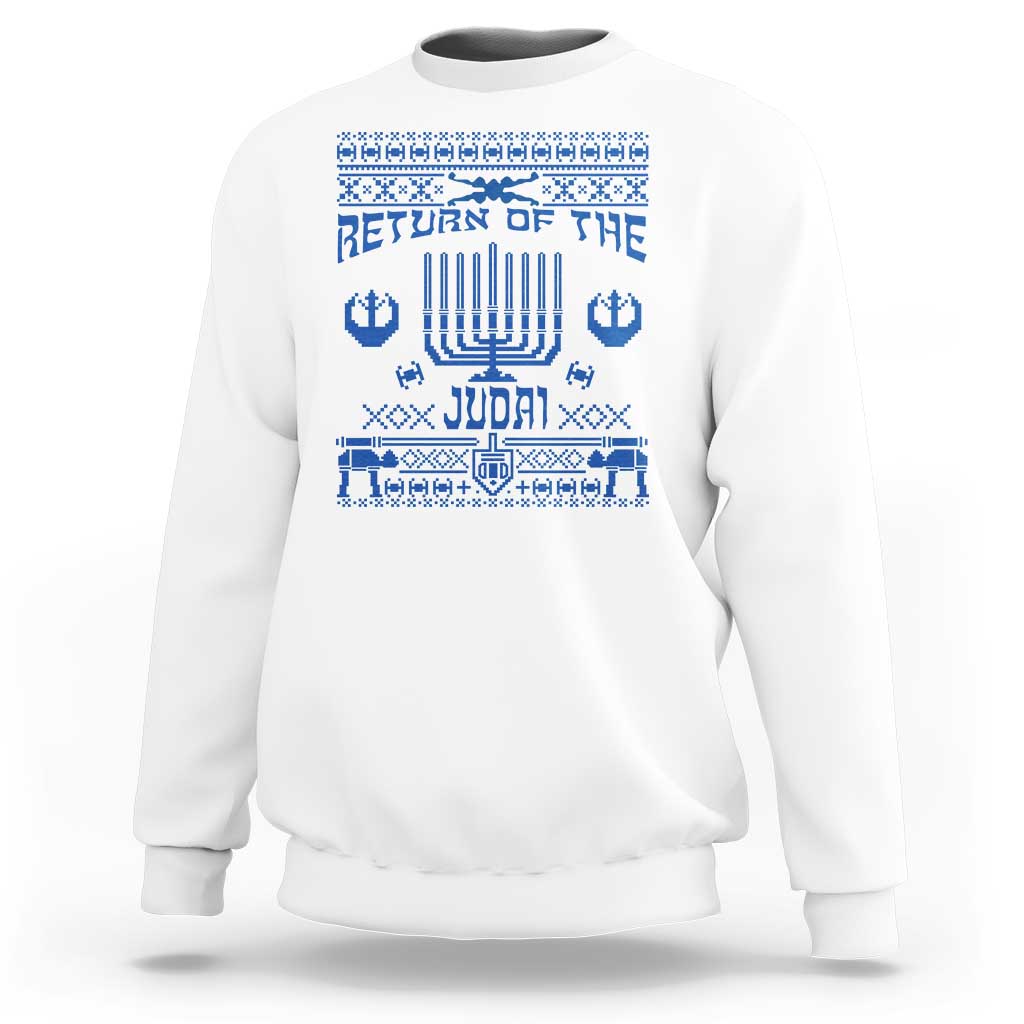Hanukkah Holiday Sweatshirt Return Of The Judai Chanukah Jewish Festival - Wonder Print Shop
