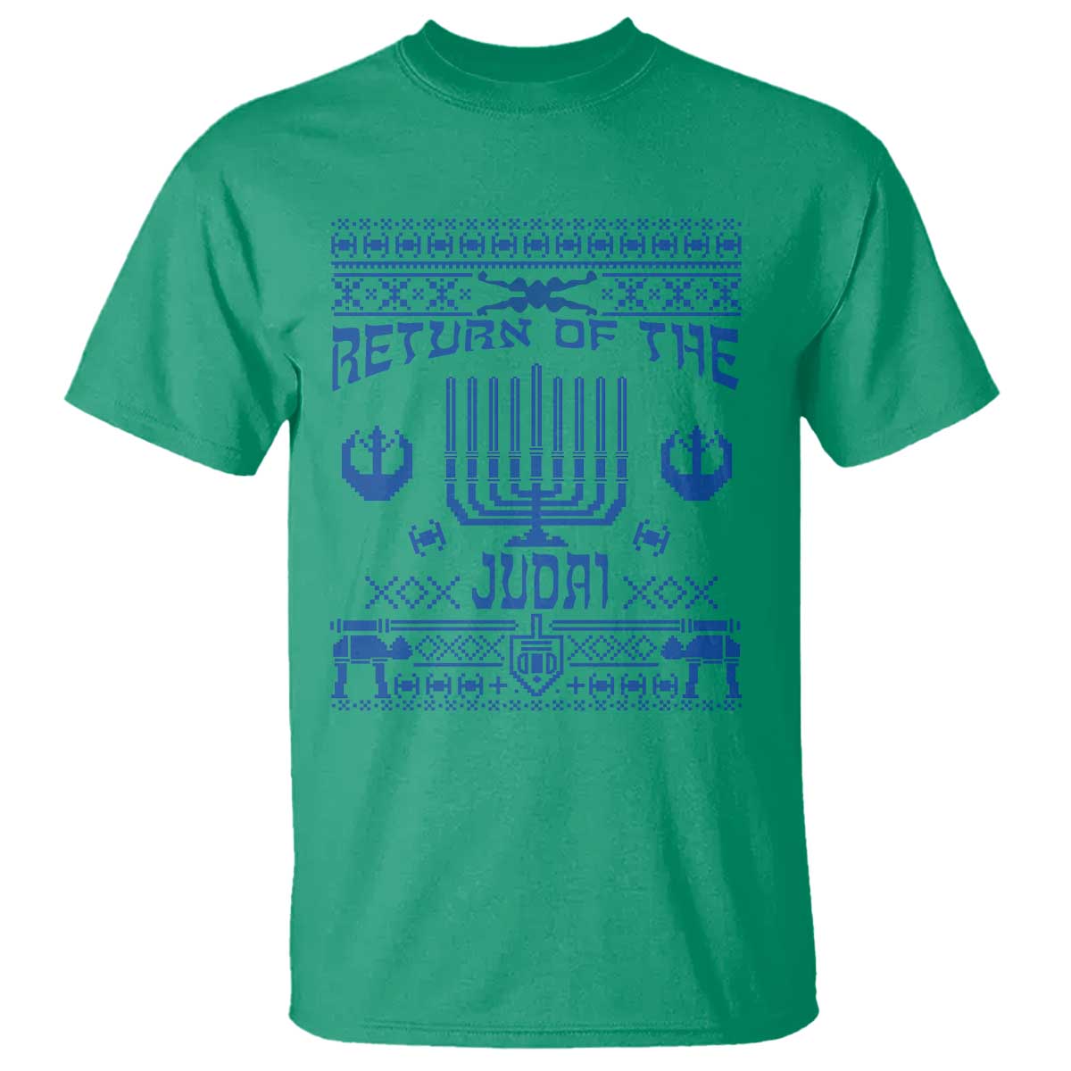 Hanukkah Holiday T Shirt Return Of The Judai Chanukah Jewish Festival - Wonder Print Shop