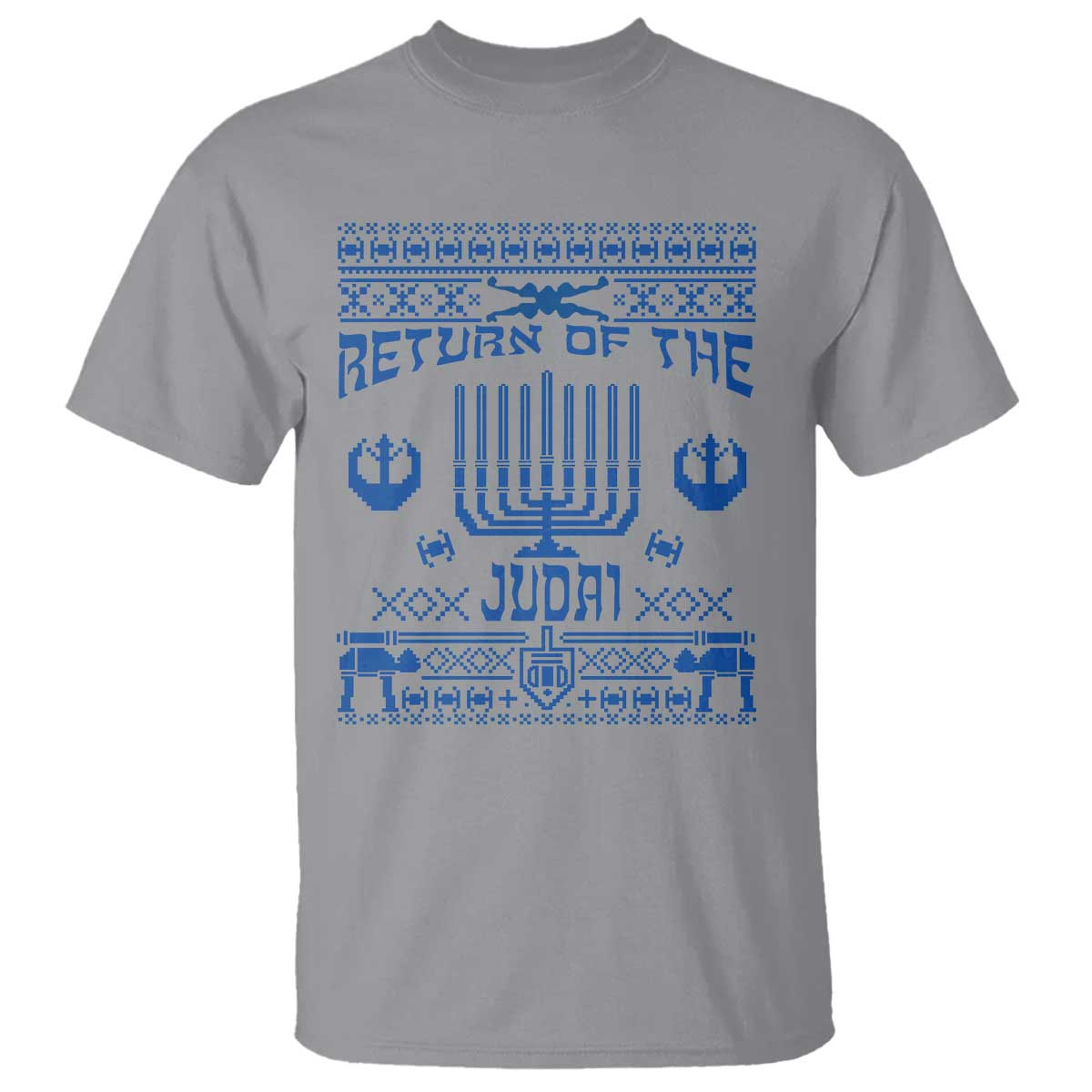 Hanukkah Holiday T Shirt Return Of The Judai Chanukah Jewish Festival - Wonder Print Shop