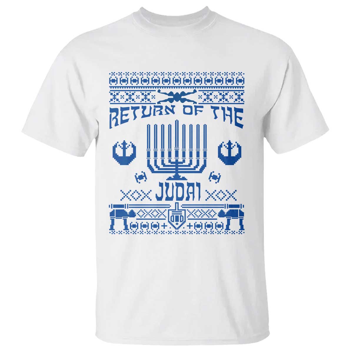 Hanukkah Holiday T Shirt Return Of The Judai Chanukah Jewish Festival - Wonder Print Shop