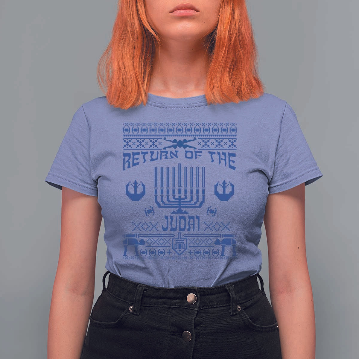 Hanukkah Holiday T Shirt For Women Return Of The Judai Chanukah Jewish Festival - Wonder Print Shop