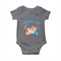 Funny Hanukkah Cats Baby Onesie Meowzel Tov Dreidels Chanukah Jewish Festival