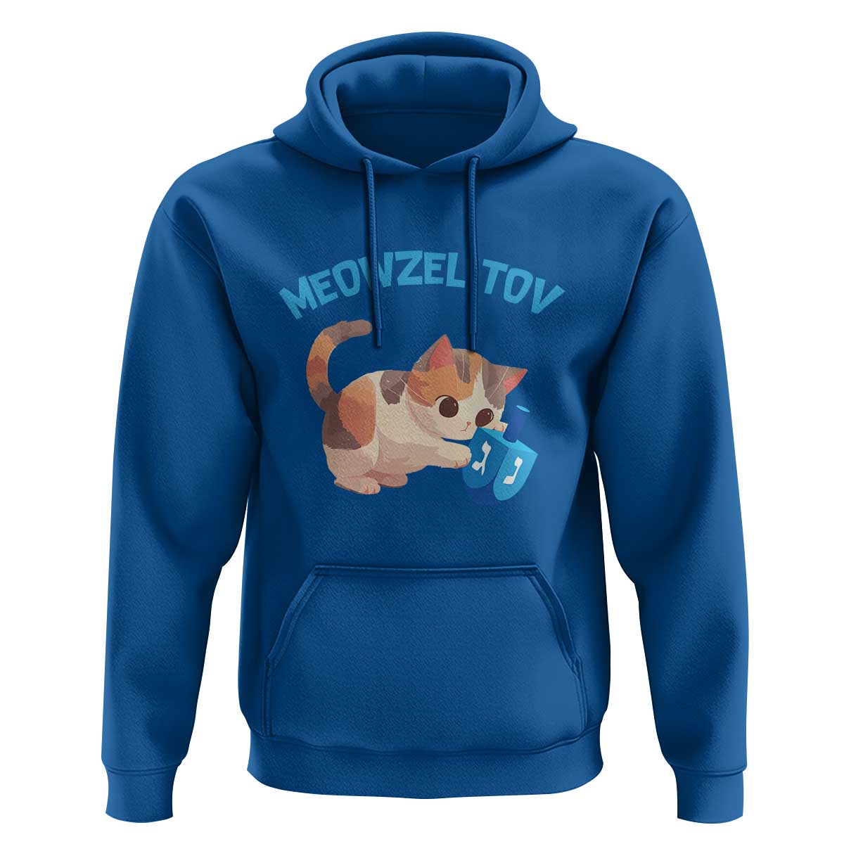 Funny Hanukkah Cats Hoodie Meowzel Tov Dreidels Chanukah Jewish Festival