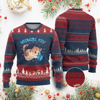 Funny Hanukkah Cats Ugly Christmas Sweater Meowzel Tov Dreidels Chanukah Jewish Festival - Wonder Print Shop