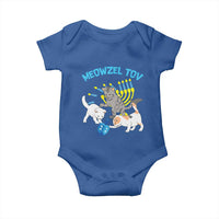Funny Hanukkah Cats Baby Onesie Meowzel Tov Dreidels Menorah Chanukah Jewish Festival