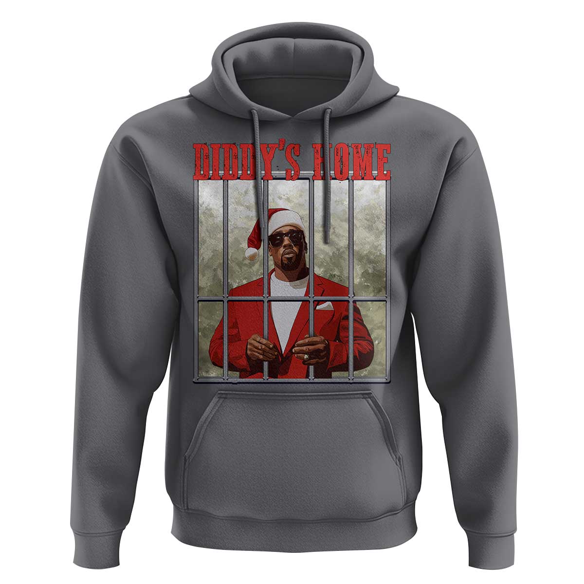 Funny Dirty Christmas Santa Diddy's Home Hoodie