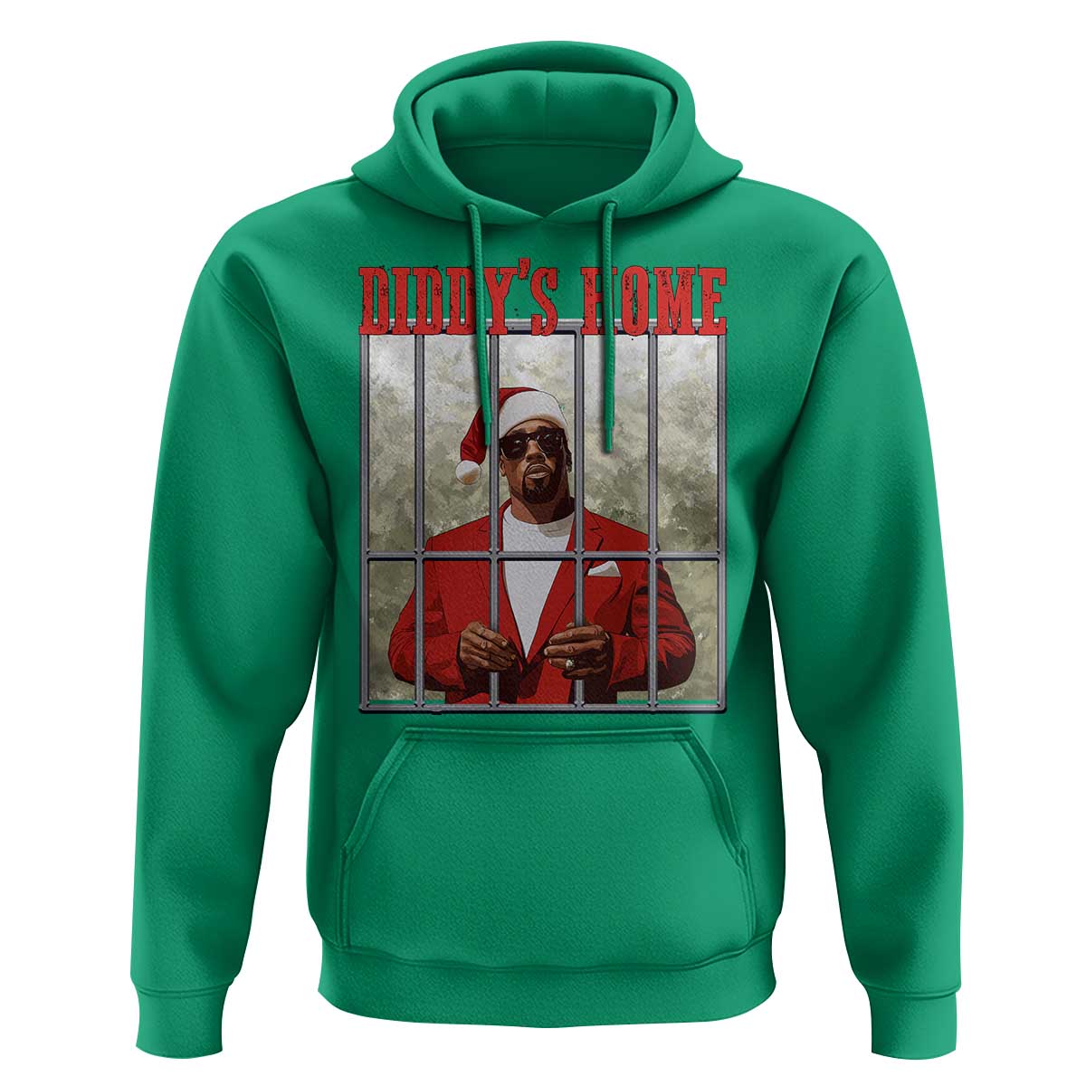 Funny Dirty Christmas Santa Diddy's Home Hoodie