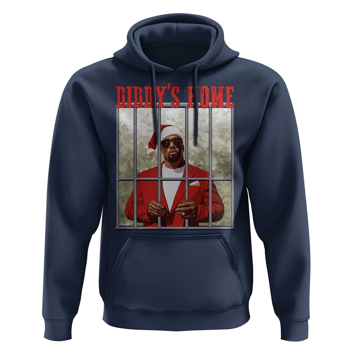 Funny Dirty Christmas Santa Diddy's Home Hoodie