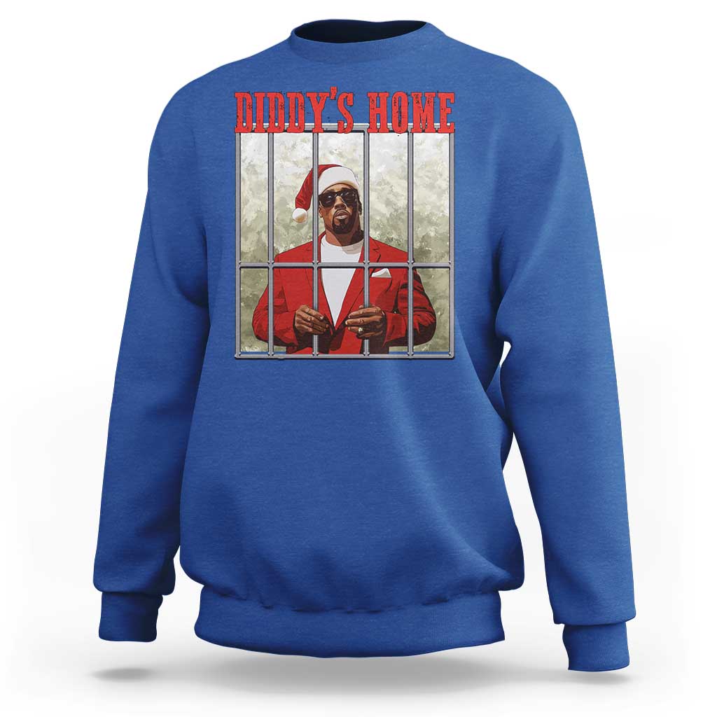Funny Dirty Christmas Santa Diddy's Home Sweatshirt - Wonder Print Shop