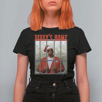 Funny Dirty Christmas Santa Diddy's Home T Shirt For Women - Wonder Print Shop