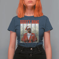 Funny Dirty Christmas Santa Diddy's Home T Shirt For Women - Wonder Print Shop