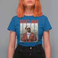 Funny Dirty Christmas Santa Diddy's Home T Shirt For Women - Wonder Print Shop