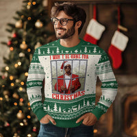 Funny Santa Diddy Xmas Ugly Christmas Sweater I Won't Be Home For Xmas - Wonder Print Shop