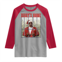 Funny Dirty Christmas Santa Diddy's Home Raglan Shirt - Wonder Print Shop