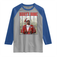 Funny Dirty Christmas Santa Diddy's Home Raglan Shirt - Wonder Print Shop