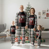 Funny Santa Diddy Xmas Plaid Pajama Set I Won't Be Home For Xmas - Wonder Print Shop