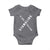 Malcolm X Stumbling Is Not Falling Baby Onesie Black History Month