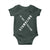 Malcolm X Stumbling Is Not Falling Baby Onesie Black History Month