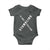 Malcolm X Stumbling Is Not Falling Baby Onesie Black History Month