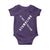 Malcolm X Stumbling Is Not Falling Baby Onesie Black History Month