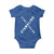 Malcolm X Stumbling Is Not Falling Baby Onesie Black History Month