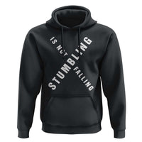 Malcolm X Stumbling Is Not Falling Hoodie Black History Month