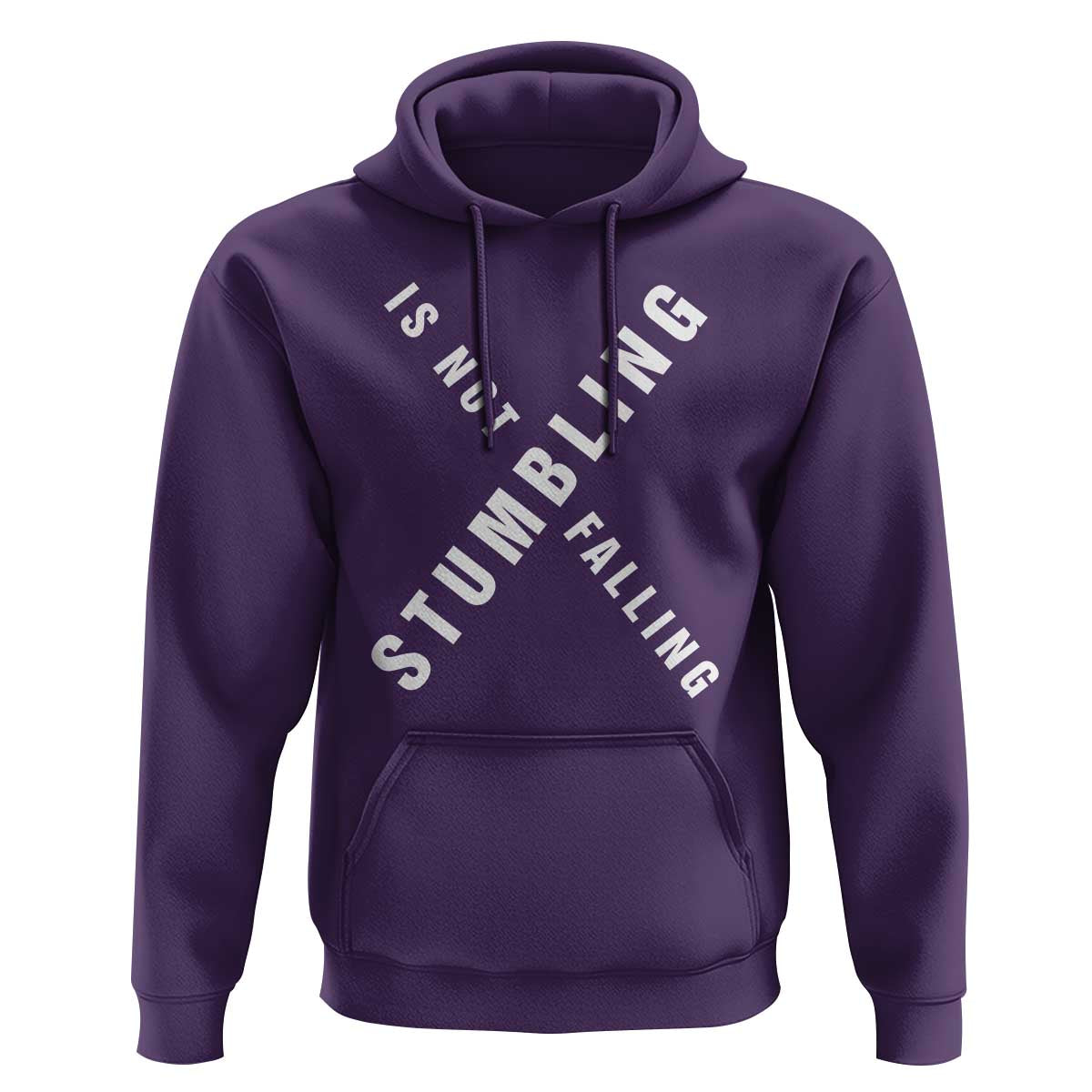 Malcolm X Stumbling Is Not Falling Hoodie Black History Month