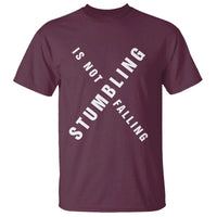 Malcolm X Stumbling Is Not Falling T Shirt Black History Month