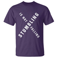 Malcolm X Stumbling Is Not Falling T Shirt Black History Month