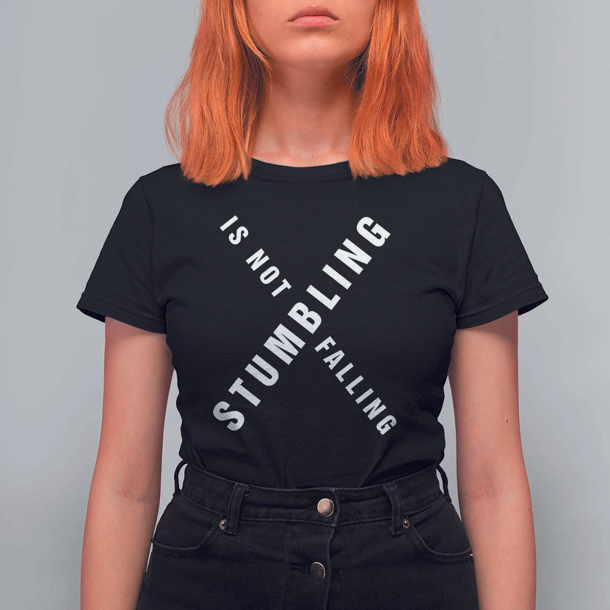 Malcolm X Stumbling Is Not Falling T Shirt For Women Black History Month