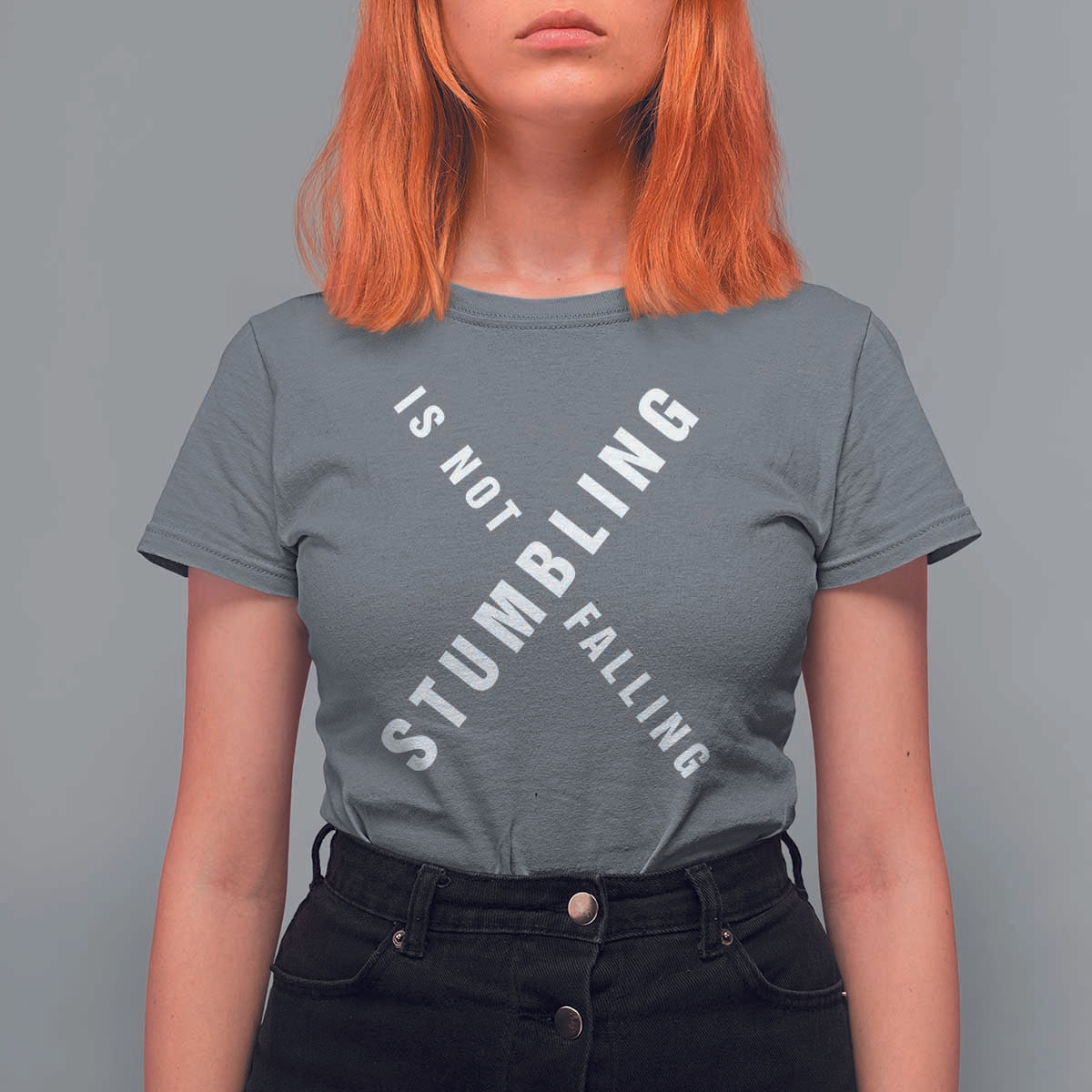 Malcolm X Stumbling Is Not Falling T Shirt For Women Black History Month