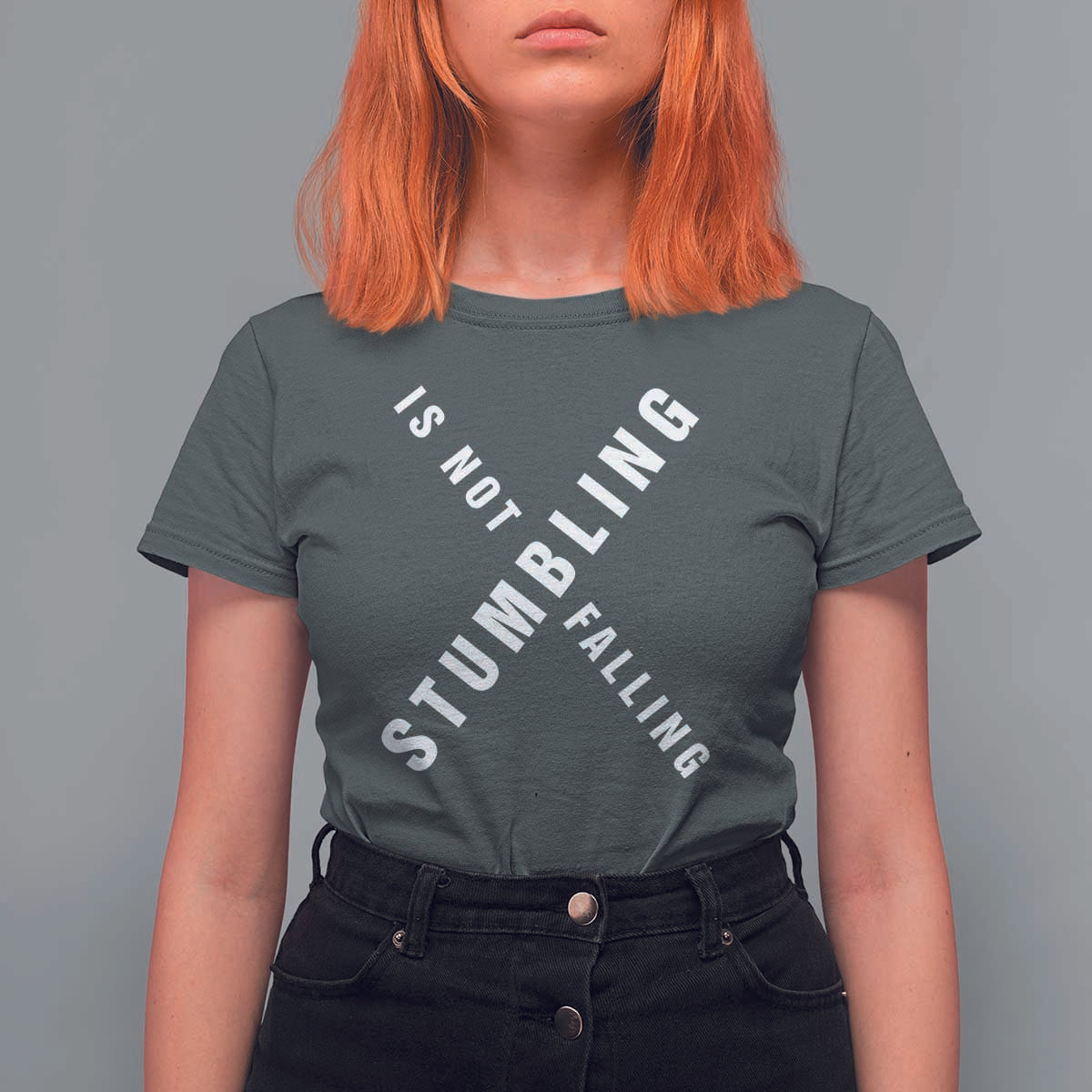 Malcolm X Stumbling Is Not Falling T Shirt For Women Black History Month