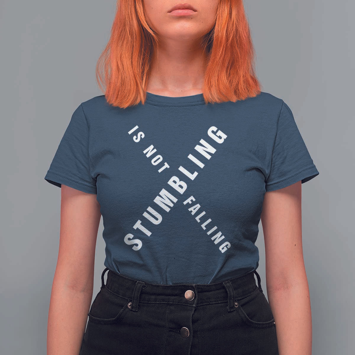 Malcolm X Stumbling Is Not Falling T Shirt For Women Black History Month
