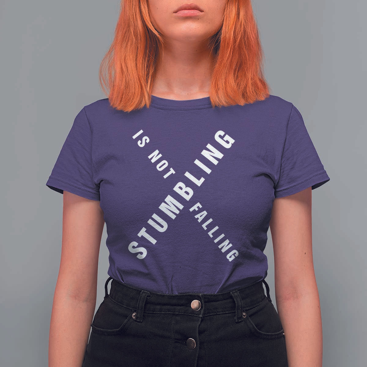 Malcolm X Stumbling Is Not Falling T Shirt For Women Black History Month