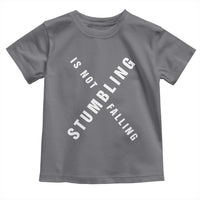 Malcolm X Stumbling Is Not Falling Toddler T Shirt Black History Month